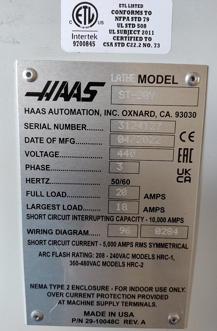 CENTRUM TOKARSKIE Haas ST-20Y - obrazek 3